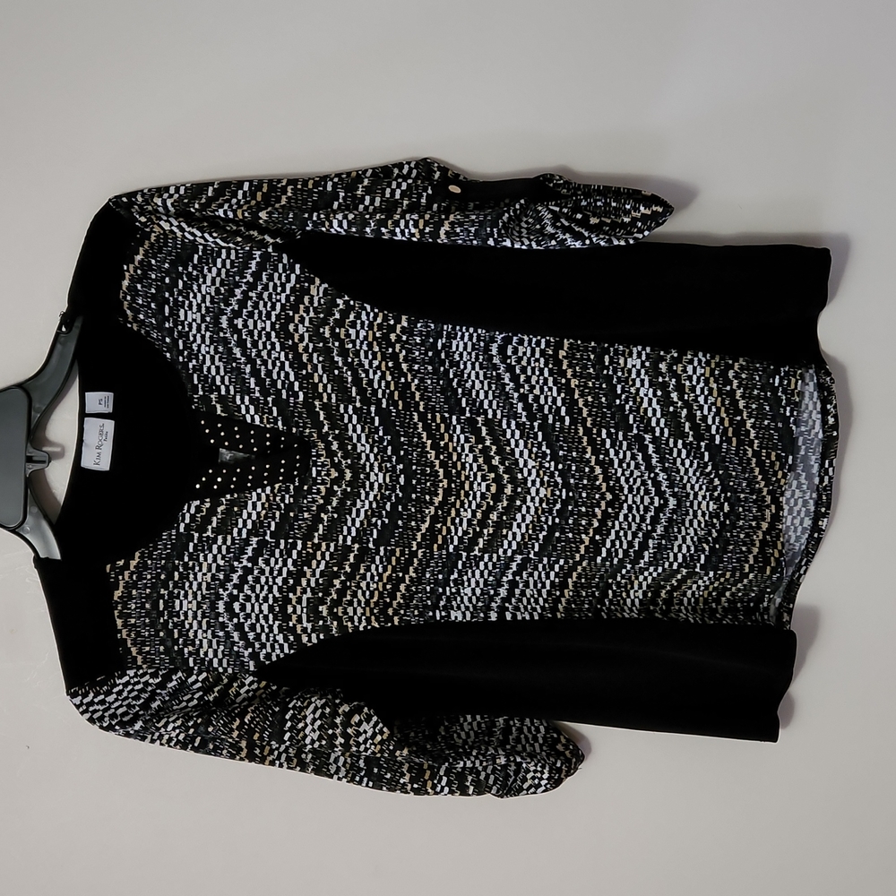 Kim Roger's 3/4 sleeved blouse